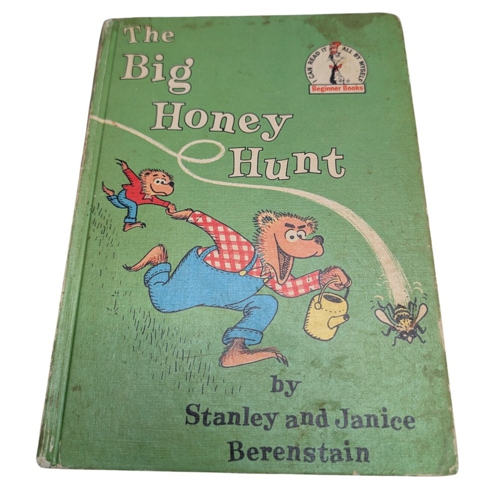 The Big Honey Hunt Berenstain Bears Vintage Hardcover Beginner Book Dr Seuss